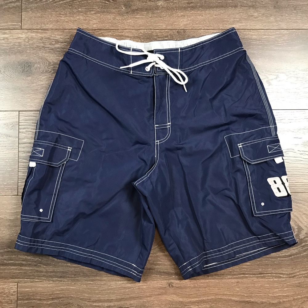 NASCAR Driver Dale Earnhardt Jr. Men’s Race Car #88 Blue Swim Trunks Size Medium